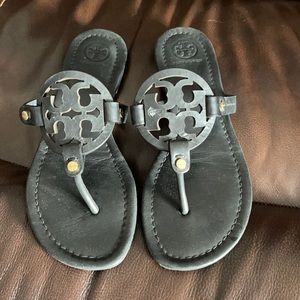 Tory Burch black Millers worn once